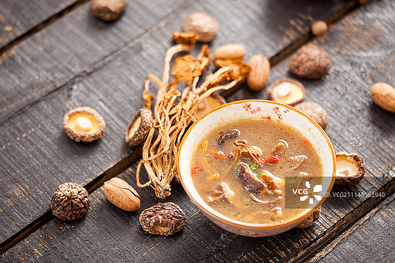 菌菇汤图片素材