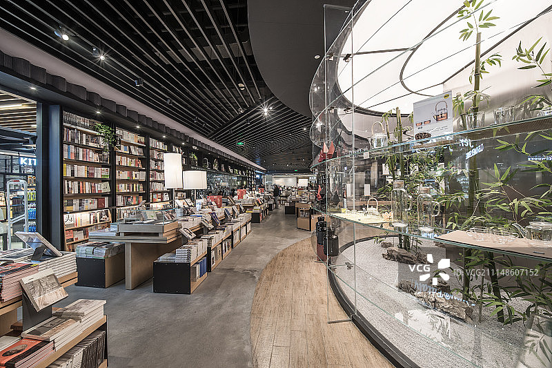 成都言几又书店设计图片素材