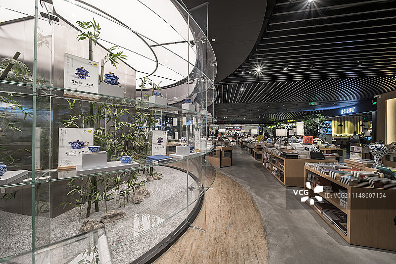 成都言几又书店设计图片素材