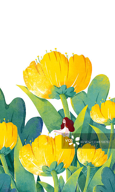 花的精灵图片素材