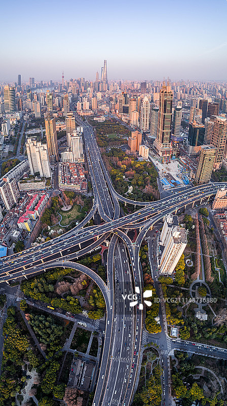 上海城市立交桥图片素材