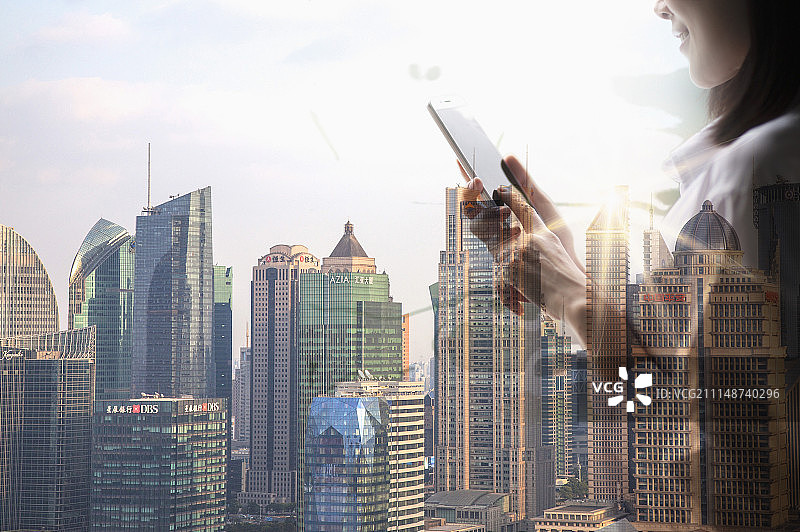 办公女性,打电话图片素材