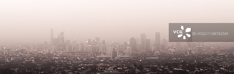 雾中的布里斯班图片素材