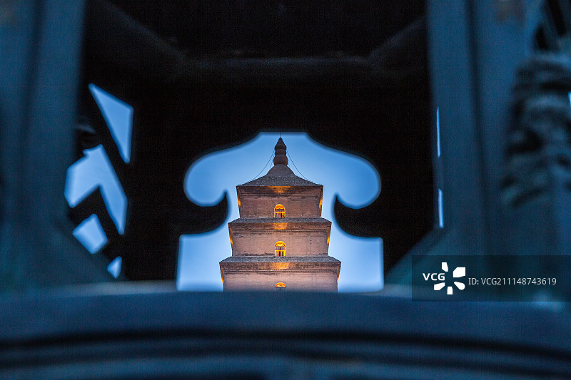 西安慈恩宝塔图片素材