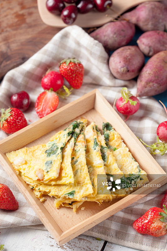 鸡蛋饼图片素材