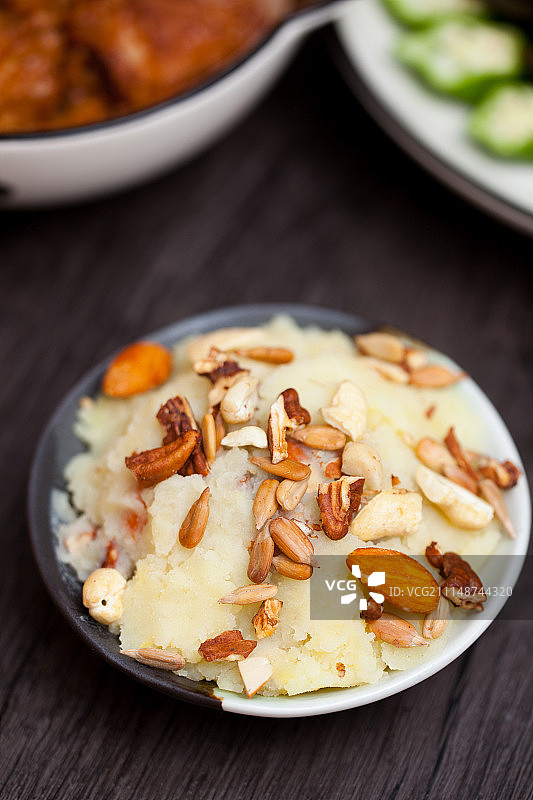 杏仁土豆泥图片素材