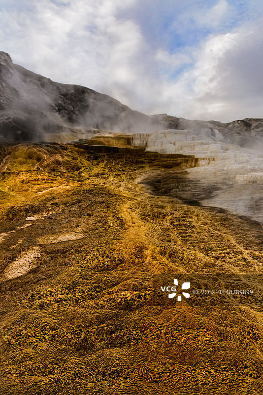 猛犸温泉图片素材