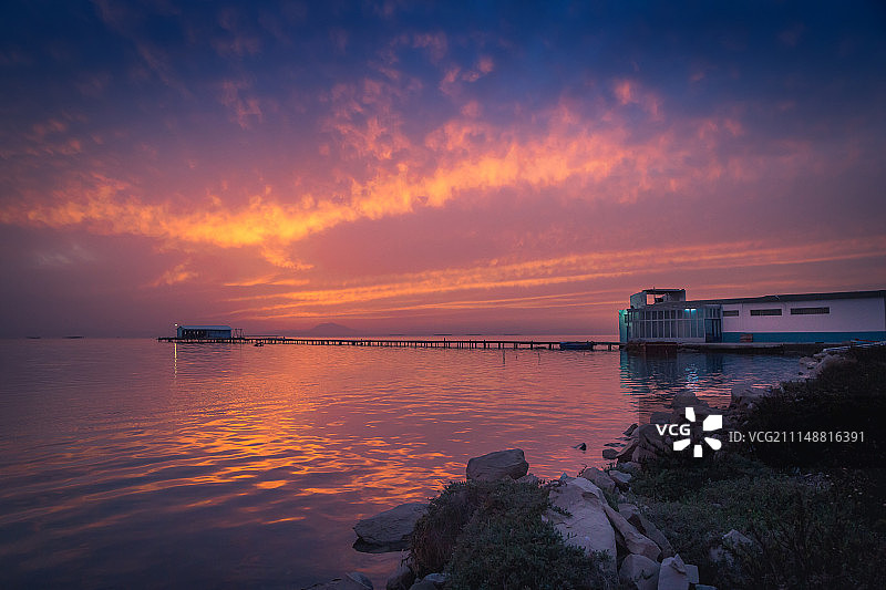 迷人的日落图片素材