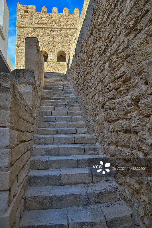 通往斯基法卡拉的楼梯图片素材