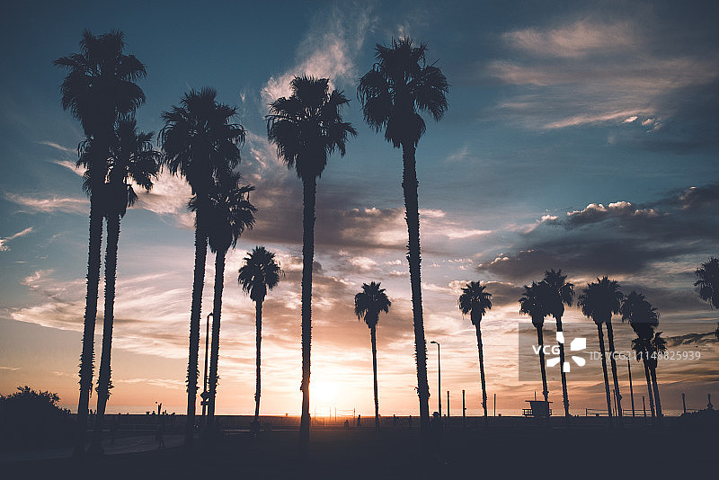 美国加州圣莫尼卡图片素材