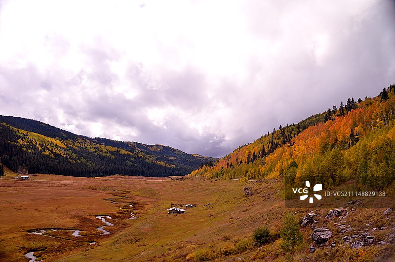 科罗拉多州炼狱草甸风光图片素材