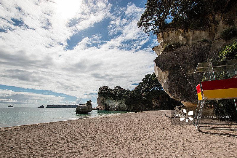 大教堂湾海滩图片素材