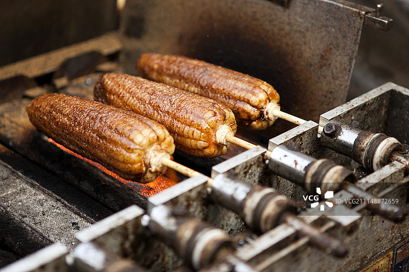 玉米,烧烤图片素材