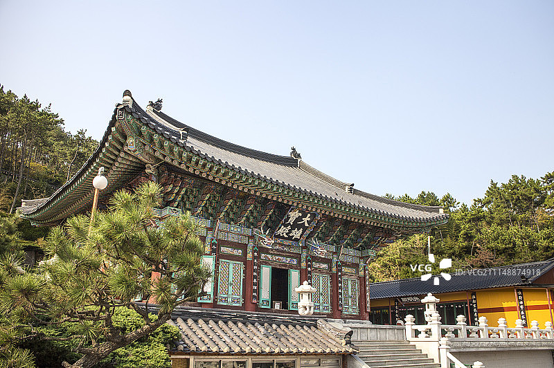 大雄宝殿,海东龙宫寺,釜山,韩国图片素材