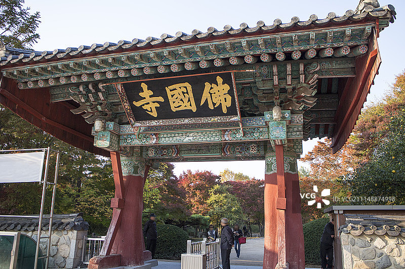 佛国寺,庆州市,韩国图片素材