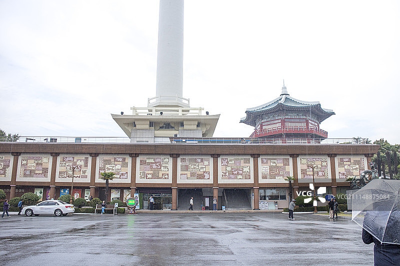 釜山塔,龙头山公园,釜山,韩国图片素材