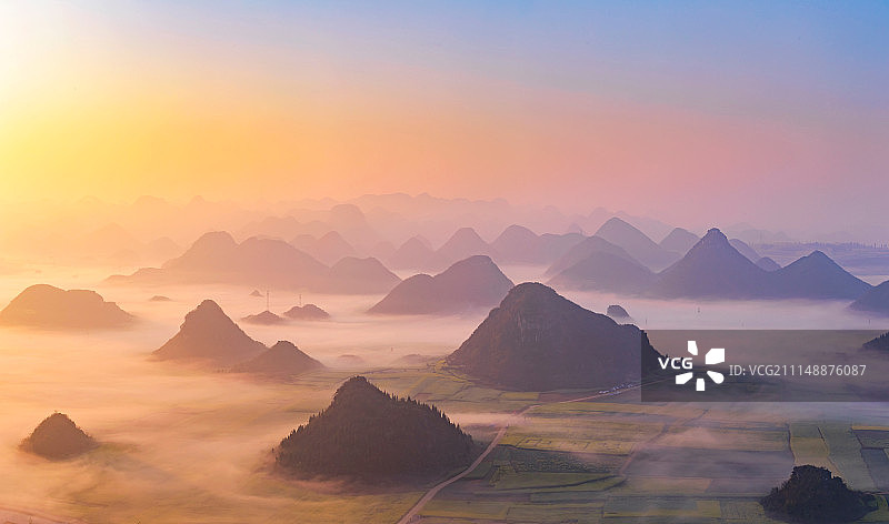 罗平油菜花图片素材