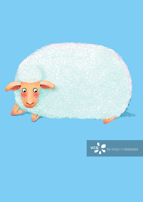 背景分离动物系列组图共3000多幅-躺着的羊图片素材