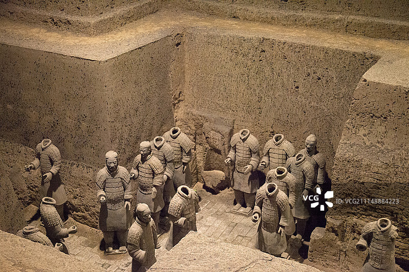 ,临潼,秦始皇陵,亚洲,中国,兵马俑,西安,陕西省图片素材