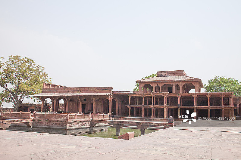 法第普西克里城,阿格拉,印度图片素材