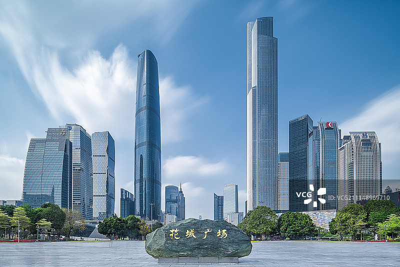 广州花城广场-珠江新城商务区图片素材