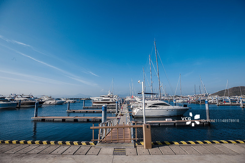 三亚半山半岛帆船港口图片素材