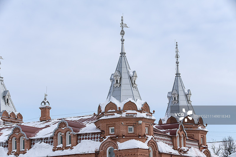 谢尔盖三圣大修道院图片素材