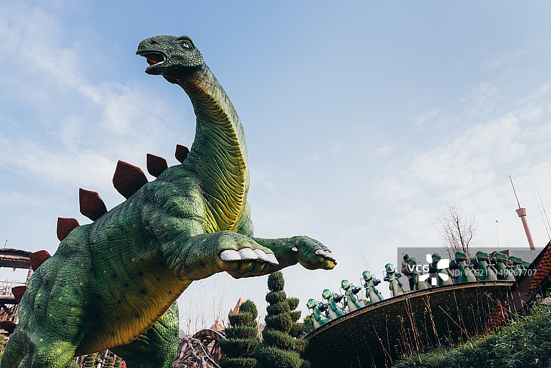 常州恐龙园内景图片素材