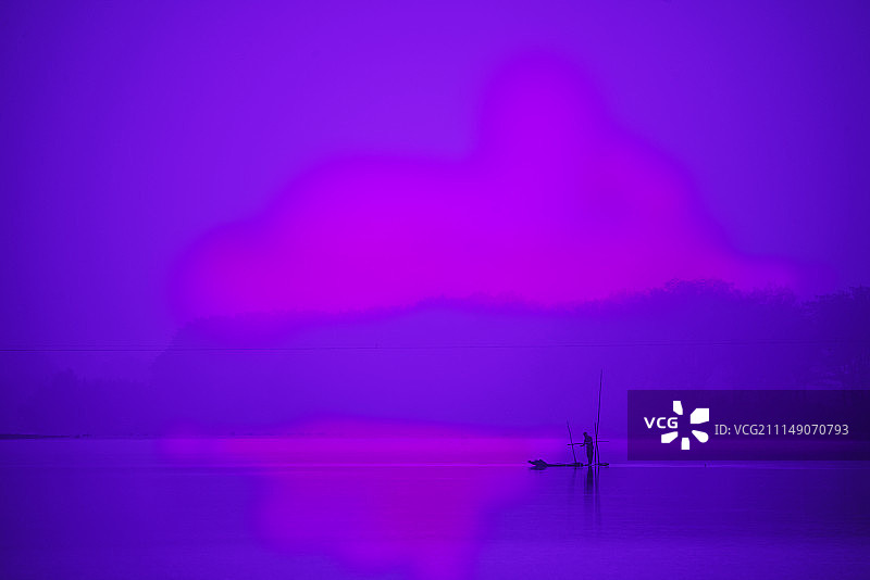 孤帆碧空图片素材