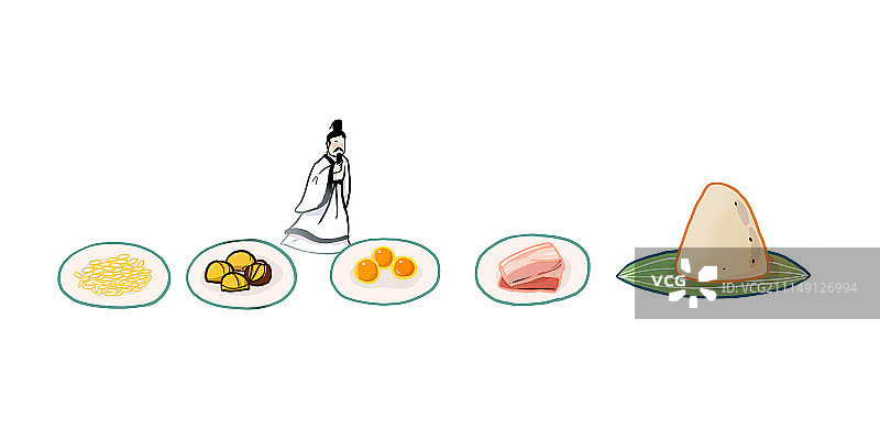 端午-咸粽子图片素材