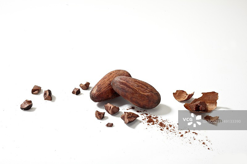 桌子，椅子和躺椅在树荫下图片素材