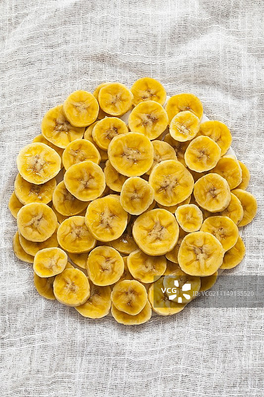 大量的香蕉片图片素材