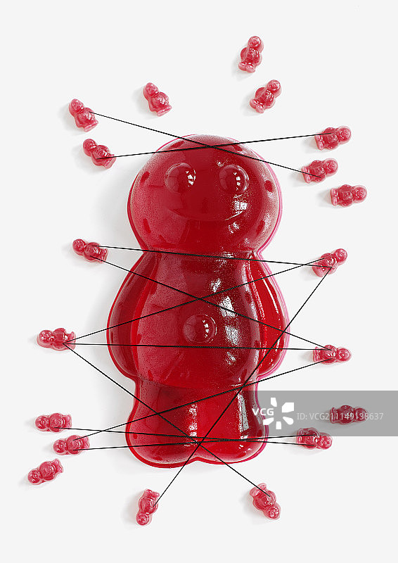 《格列佛游记》中的果冻人物图片素材