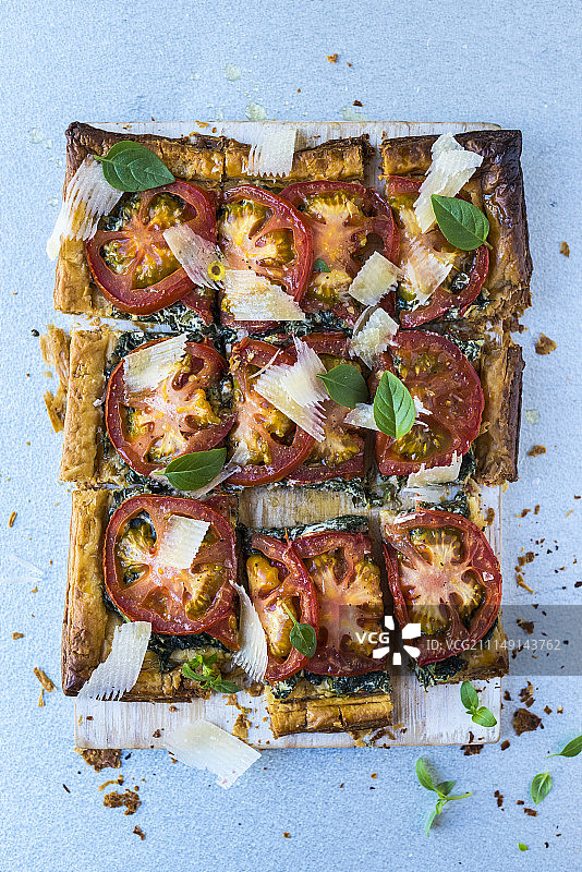 番茄酥皮馅饼图片素材