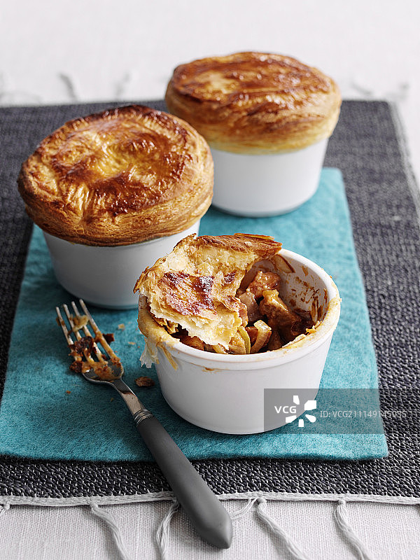 香肠牛排腰子派（英国）图片素材