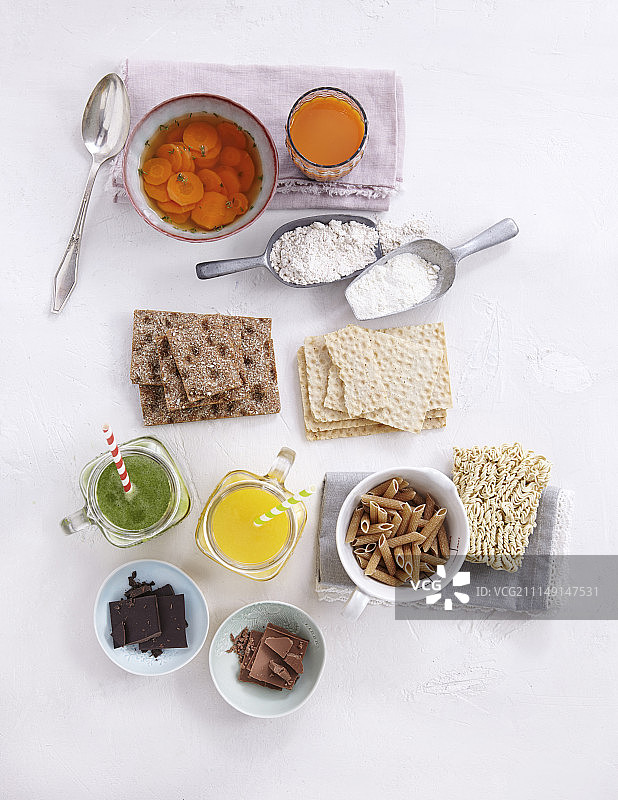 低碳水化合物菜肴的食材图片素材