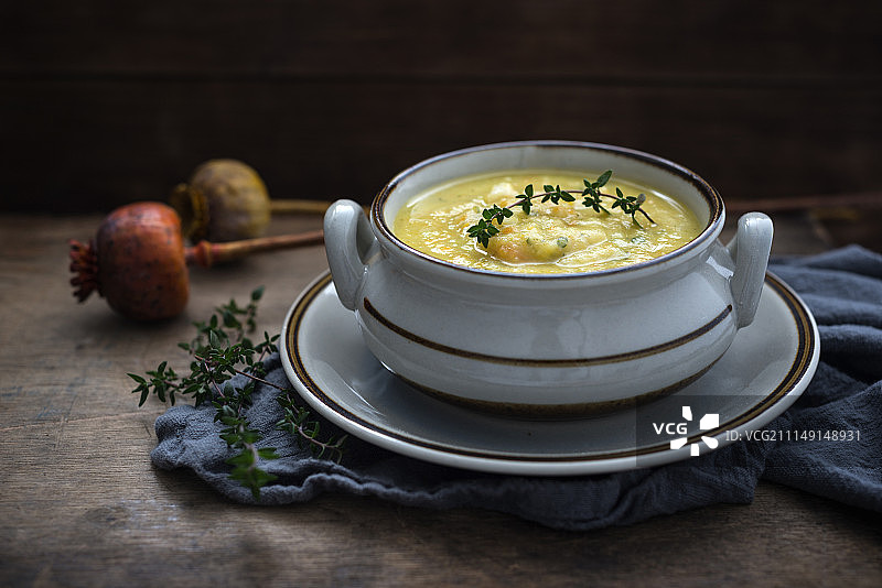 土豆蔬菜汤（纯素）图片素材