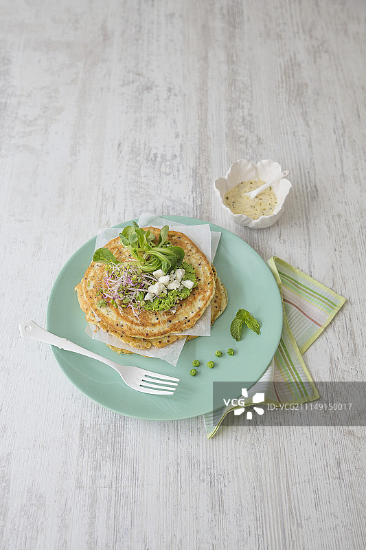 藜麦菲达煎饼图片素材