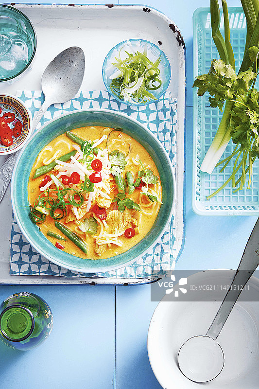 猪肉清迈面条图片素材