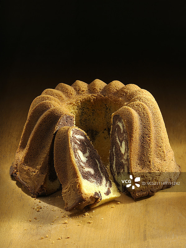 大理石纹蛋糕切片图片素材