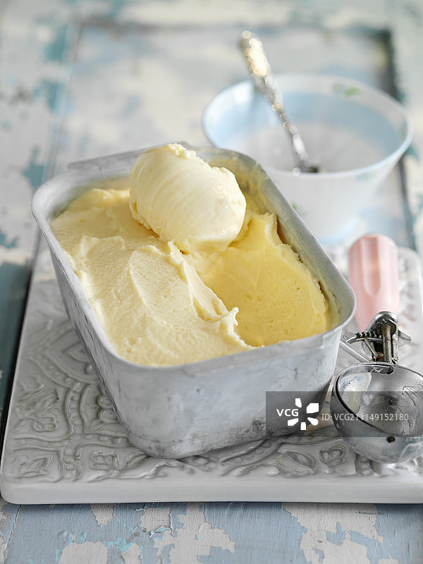 柠檬冰淇淋图片素材