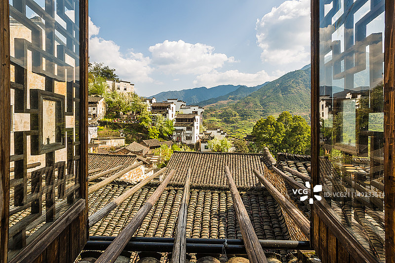 江西婺源簧岭风光图片素材