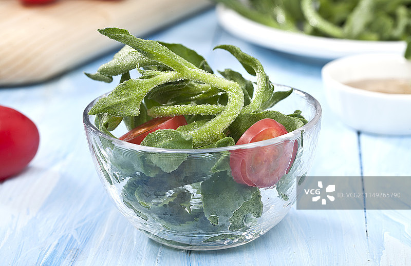 冰草沙拉图片素材