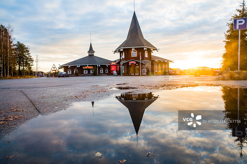罗瓦涅米圣诞老人村图片素材