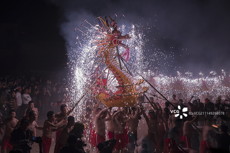 舞火龙图片素材