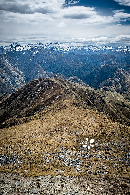 本洛蒙德步道，皇后镇，奥塔哥，新西兰图片素材