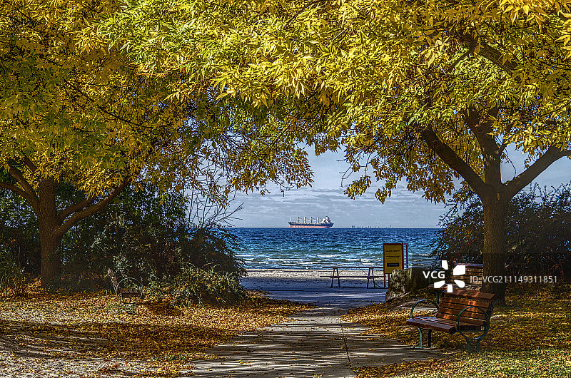 安大略湖景色图片素材