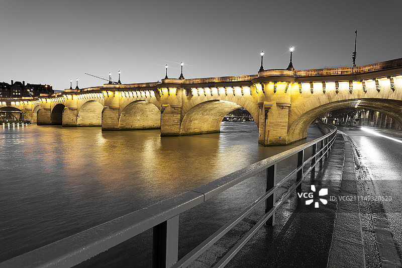 法国巴黎新桥图片素材
