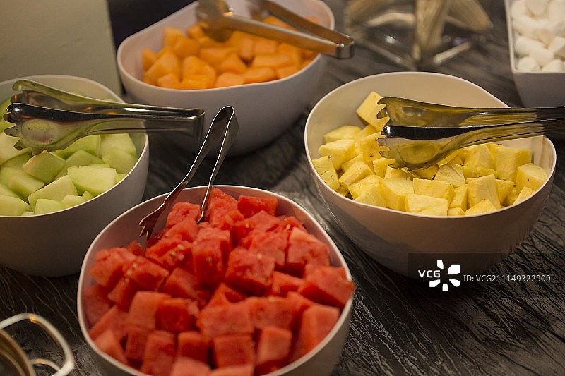 甜点吧水果配料图片素材