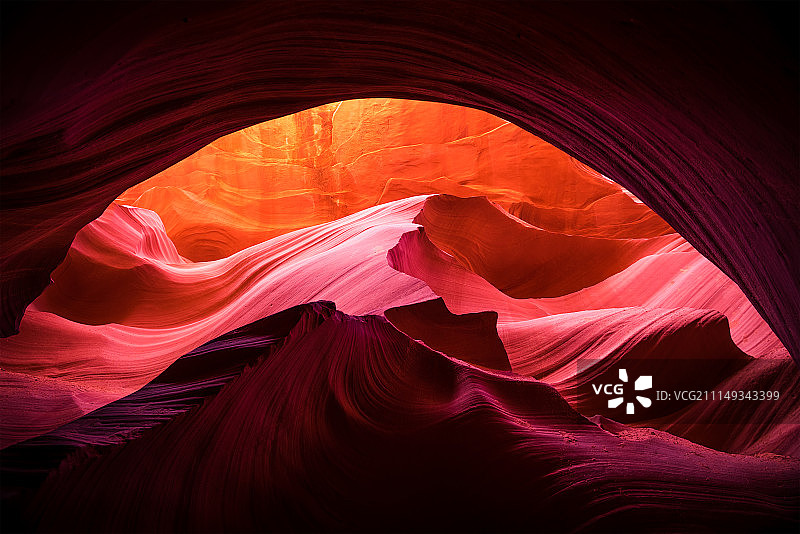 羚羊峡谷图片素材